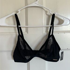NWT Vince Camuto black bralette size small